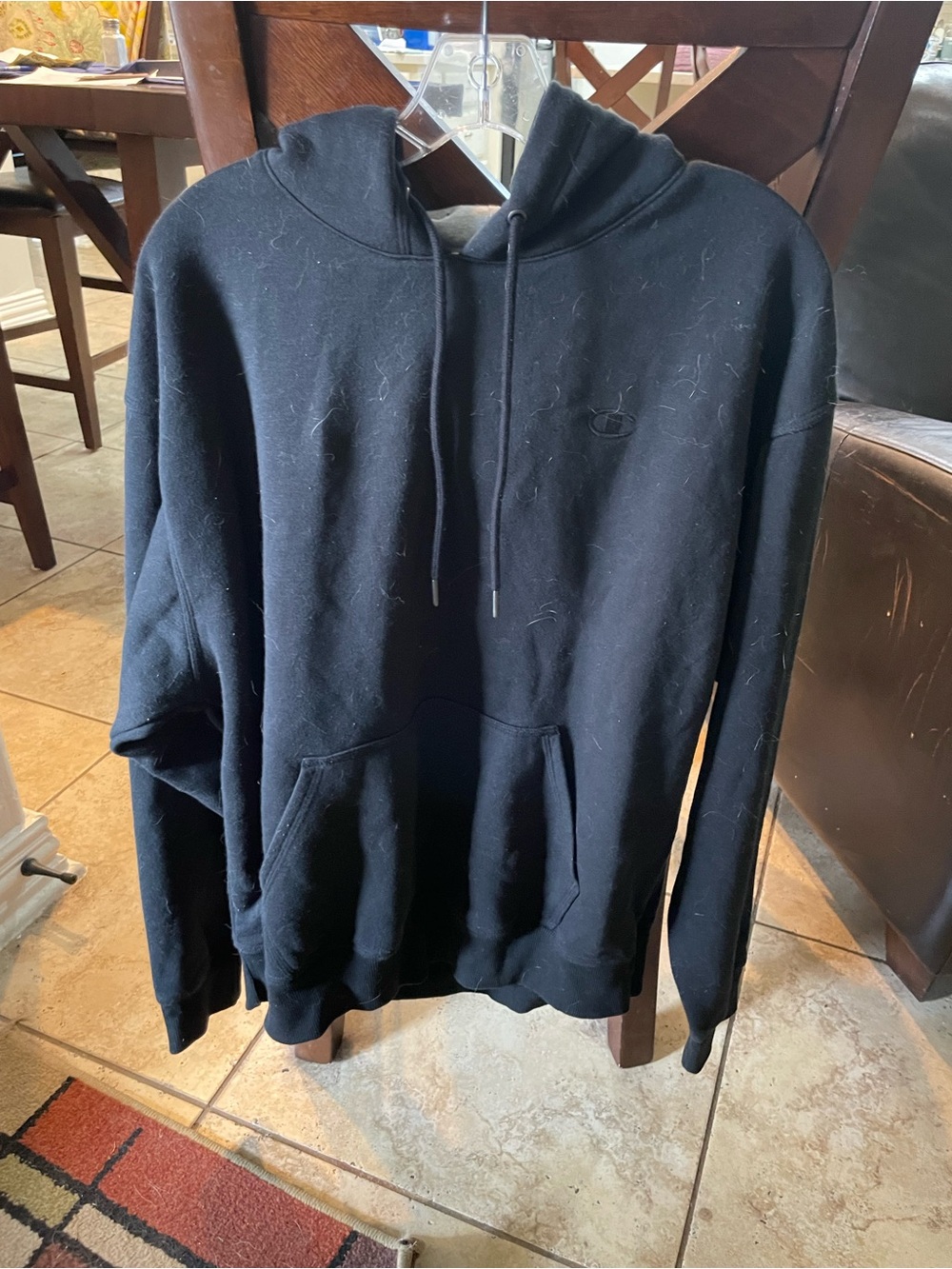 Vintage black champion hoodie - Large